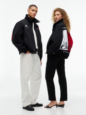 veste th x cadillac formula 1® team à logo noir pour adultes genre inclusif tommy hilfiger
