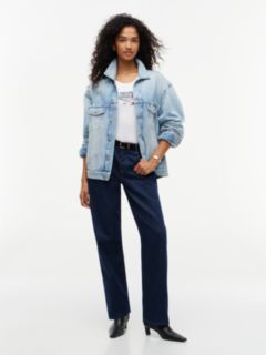 TH x Cadillac Formula 1® Team Denim Trucker Jacket — Blue 4