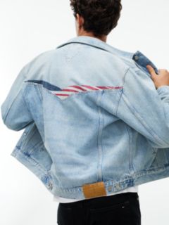 TH x Cadillac Formula 1® Team Denim Trucker Jacket — Blue 5