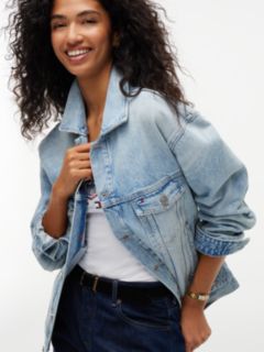 TH x Cadillac Formula 1® Team Denim Trucker Jacket — Blue 6