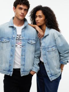 TH x Cadillac Formula 1® Team Denim Trucker Jacket — Blue 7