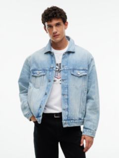 TH x Cadillac Formula 1® Team Denim Trucker Jacket — Blue 1