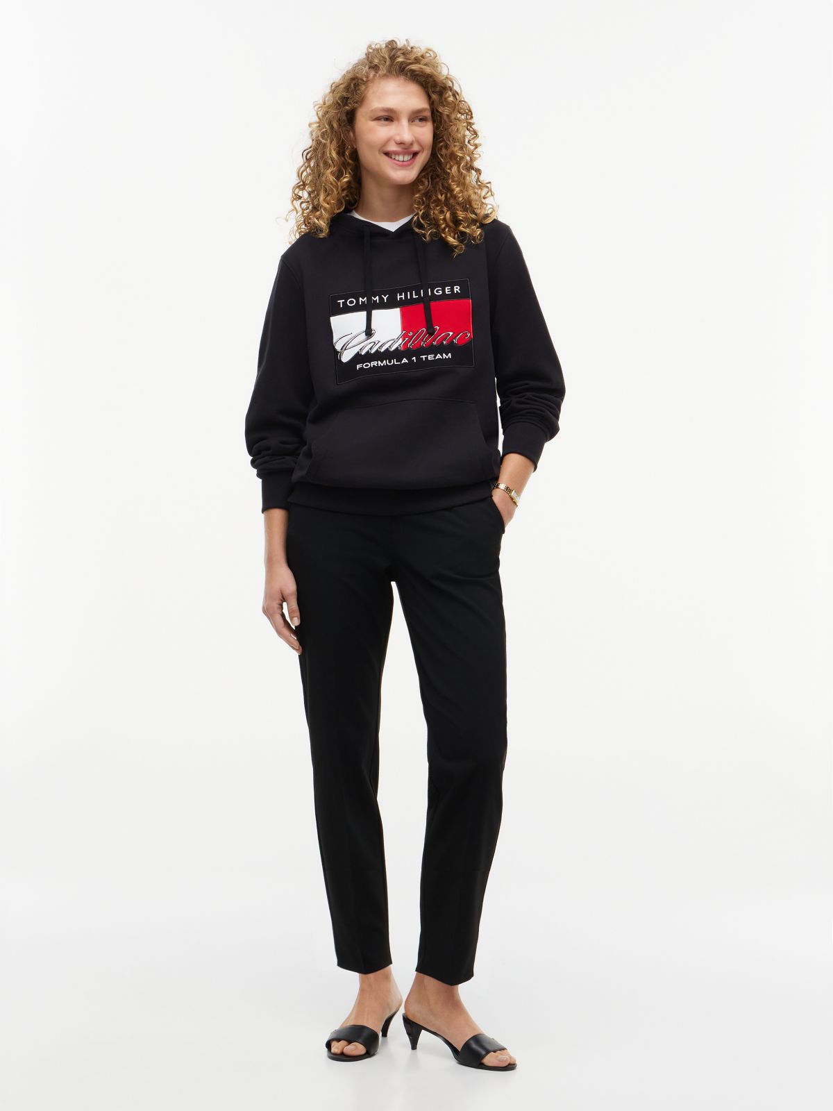 TH x Cadillac Formula 1® Team Flag Graphic Hoody — Black