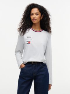 TH x Cadillac Formula 1® Team Chevron Long Sleeve T-Shirt — Grey 2