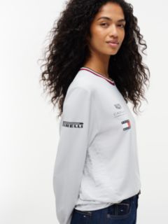TH x Cadillac Formula 1® Team Chevron Long Sleeve T-Shirt — Grey 6
