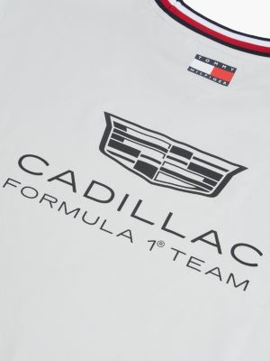 grey th x cadillac formula 1® team chevron long sleeve t-shirt for adults gender inclusive tommy hilfiger