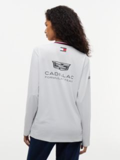 TH x Cadillac Formula 1® Team Chevron Long Sleeve T-Shirt — Grey 9