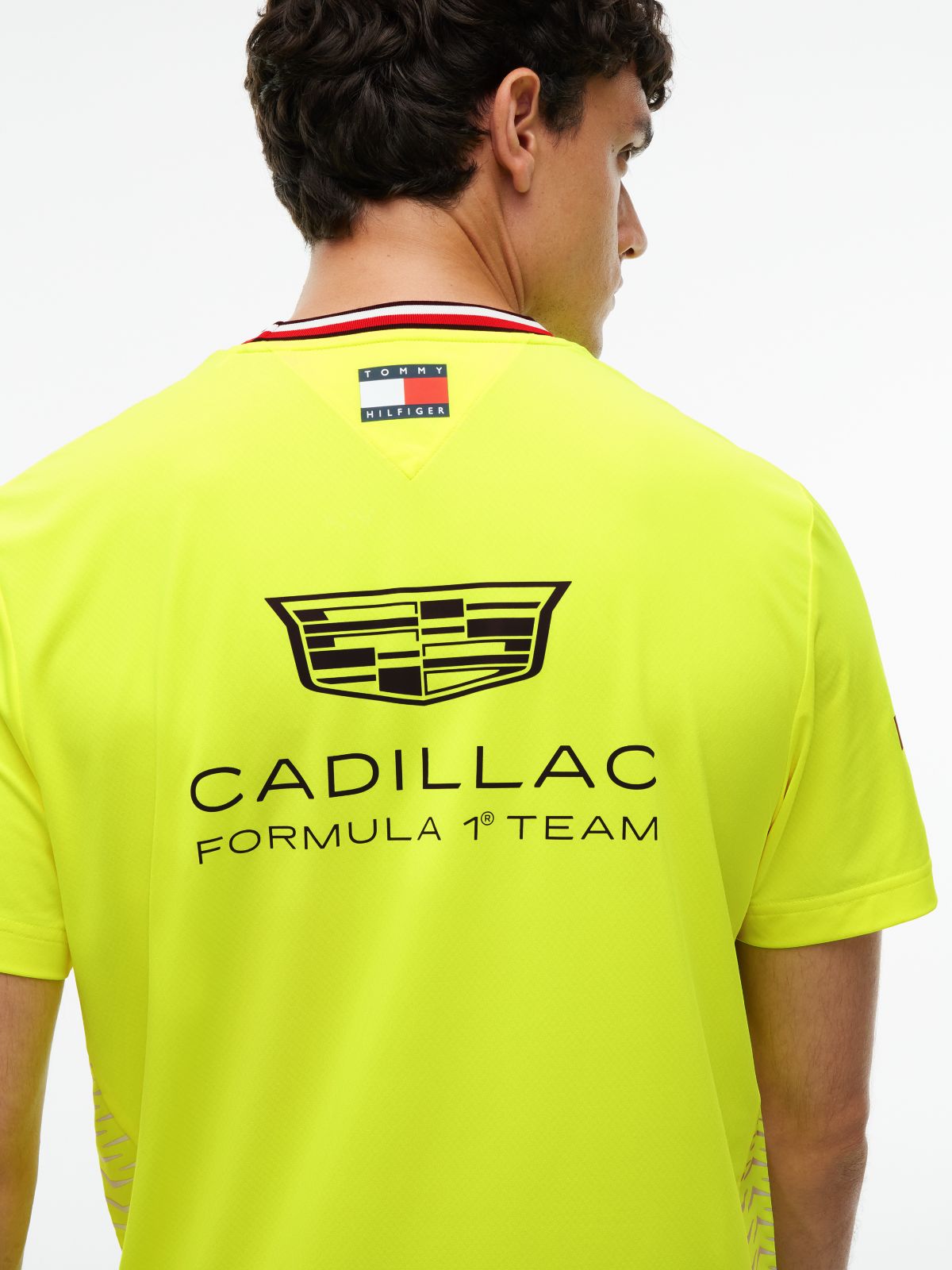 TH x Cadillac Formula 1® Team Chevron T-Shirt — Yellow