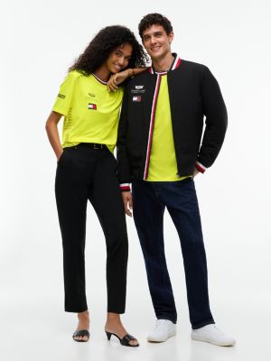 yellow th x cadillac formula 1® team chevron t-shirt for adults gender inclusive tommy hilfiger