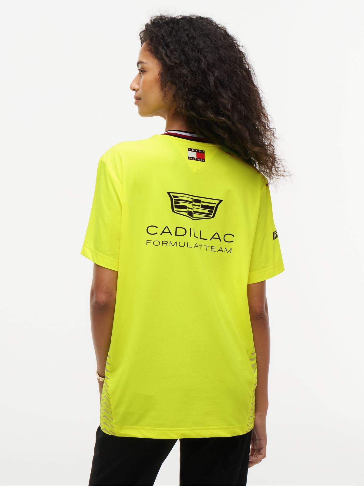 TH x Cadillac Formula 1® Team Chevron T-Shirt — Yellow