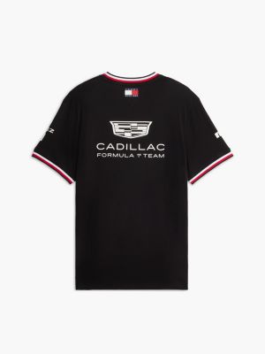 black th x cadillac formula 1® team sergio pérez 11 t-shirt for adults gender inclusive tommy hilfiger