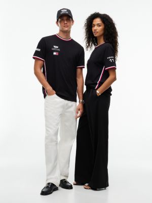 black th x cadillac formula 1® team sergio pérez 11 t-shirt for adults gender inclusive tommy hilfiger
