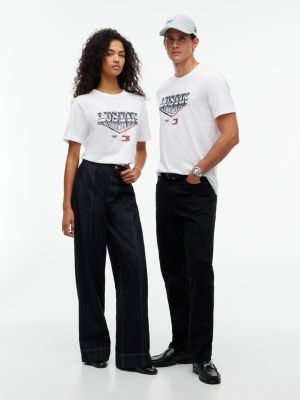 wit th x cadillac formula 1® team austin t-shirt voor volwassenen gender inclusive - tommy hilfiger