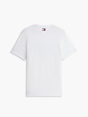 wit th x cadillac formula 1® team austin t-shirt voor volwassenen gender inclusive - tommy hilfiger