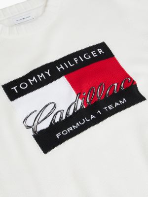 white th x cadillac formula 1® team flag graphic jumper for adults gender inclusive tommy hilfiger