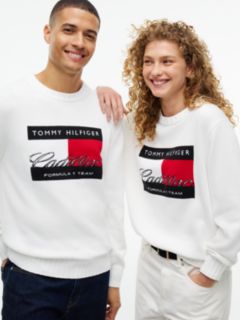TH x Cadillac Formula 1® Team Flag Graphic Jumper — White 7