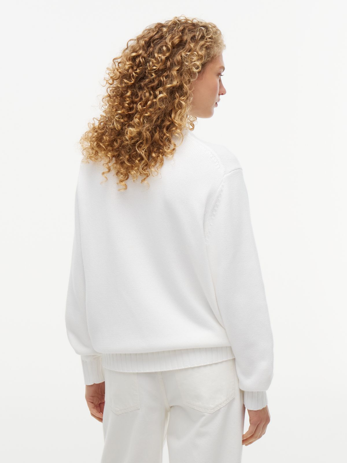 TH x Cadillac Formula 1® Team Flag Graphic Jumper — White