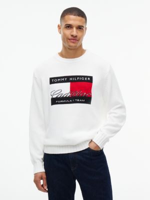 white th x cadillac formula 1® team flag graphic jumper for adults gender inclusive tommy hilfiger
