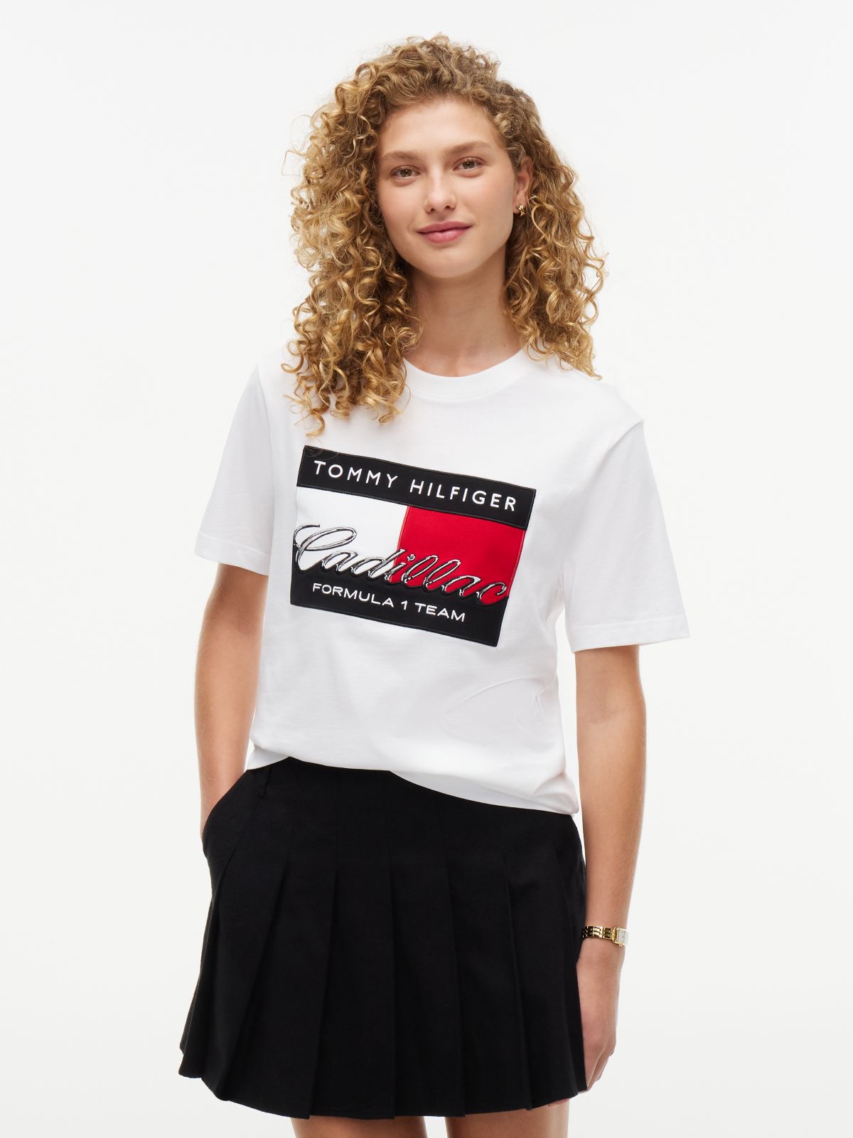 TH x Cadillac Formula 1® Team Flag Graphic T-Shirt — White