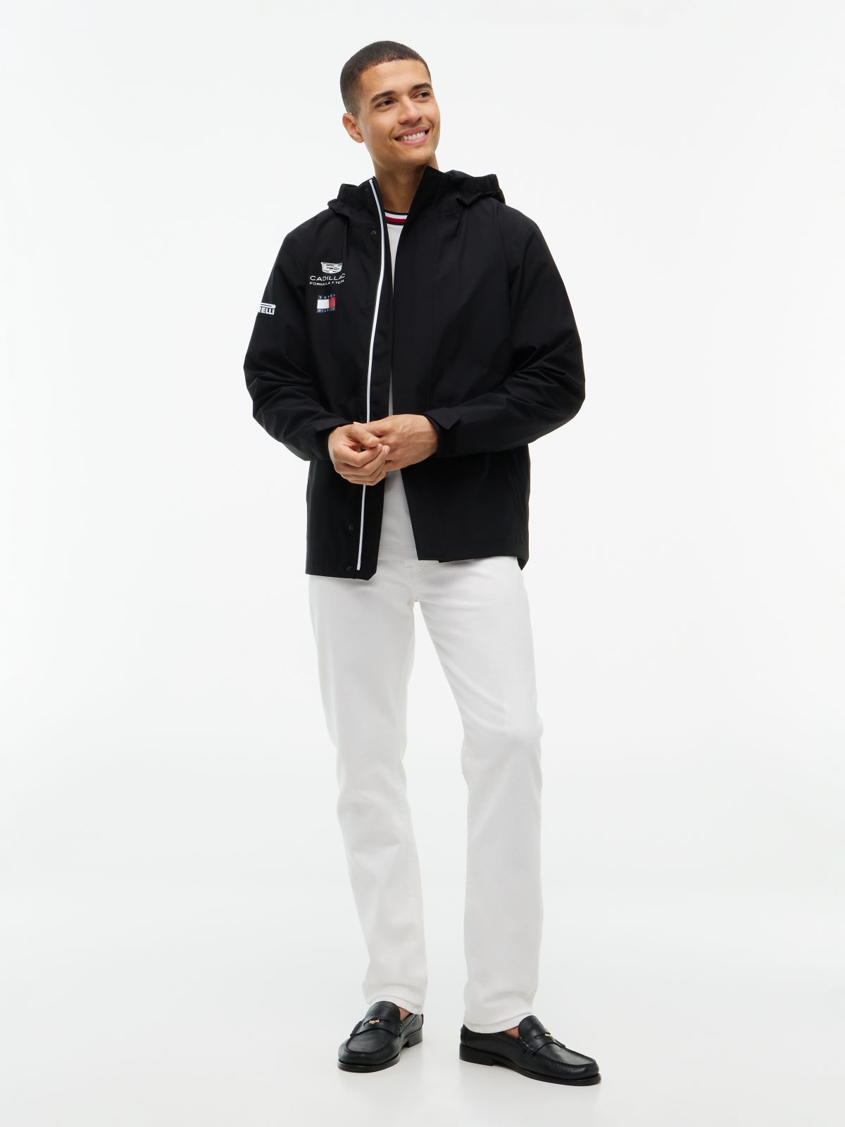 TH x Cadillac Formula 1® Team Tech Hooded Jacket — Black