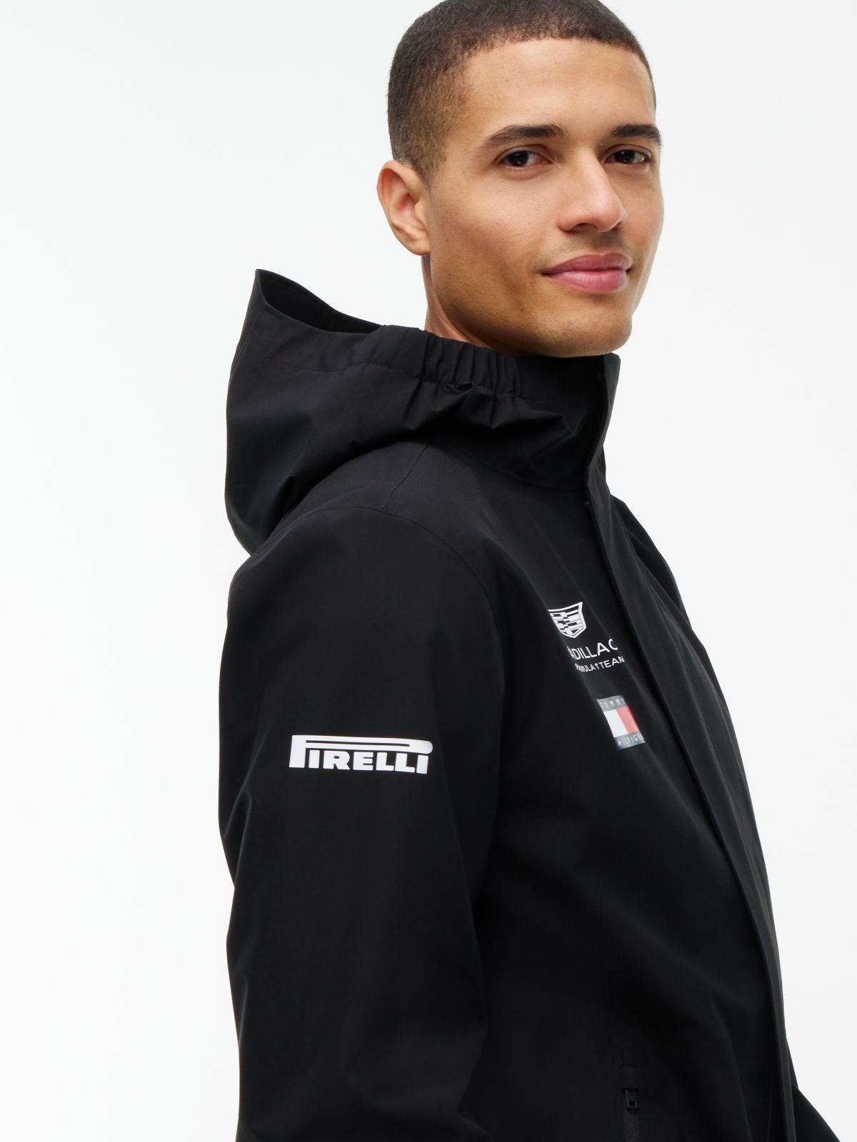 TH x Cadillac Formula 1® Team Tech Hooded Jacket — Black