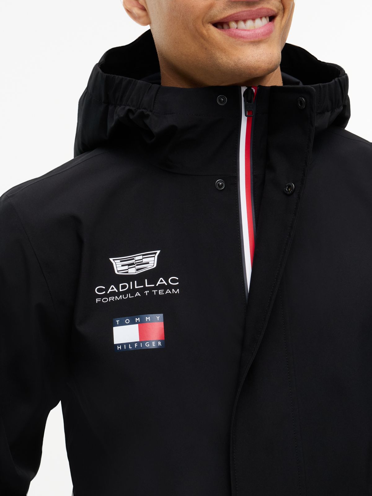 TH x Cadillac Formula 1® Team Tech Hooded Jacket — Black