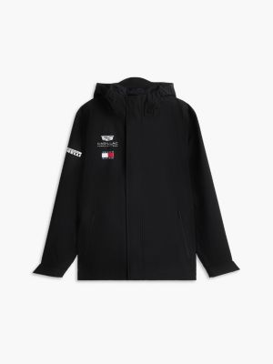 black th x cadillac formula 1® team tech hooded jacket for adults gender inclusive tommy hilfiger