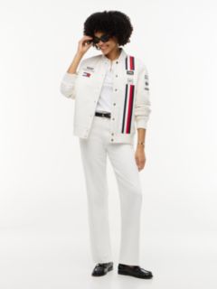 TH x Cadillac Formula 1® Team Varsity Jacket — White 4