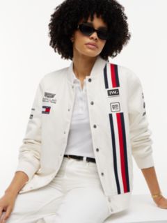 TH x Cadillac Formula 1® Team Varsity Jacket — White 6