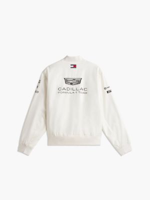 veste universitaire th x cadillac formula 1® team blanc pour adultes genre inclusif tommy hilfiger