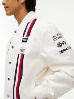 TH x Cadillac Formula 1® Team Varsity Jacket — White 7