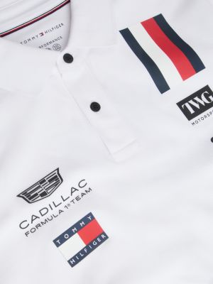 white th x cadillac formula 1® team regular polo shirt for adults gender inclusive tommy hilfiger