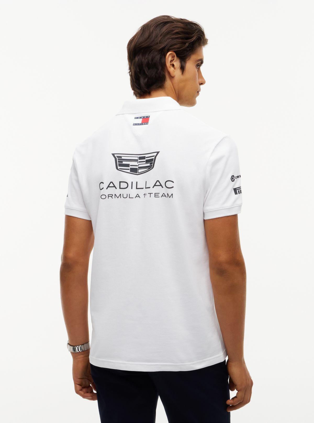 TH x Cadillac Formula 1® Team Regular Polo Shirt — White
