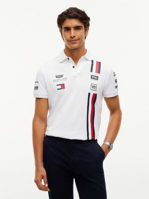 white th x cadillac formula 1® team regular polo shirt for adults gender inclusive tommy hilfiger