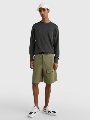 tommy hilfiger black crew neck jumper