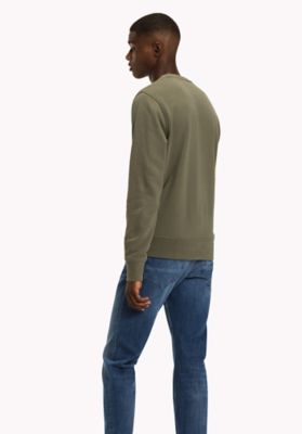 felpa uomo senza cappuccio con zip