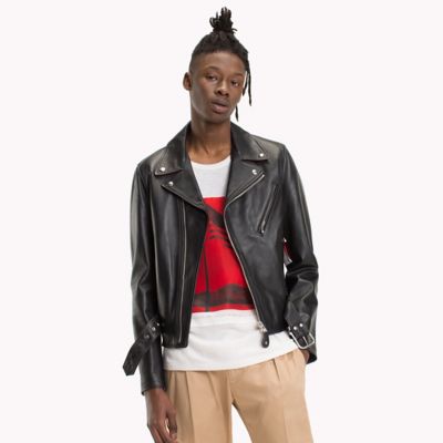 leather jacket mens tommy hilfiger