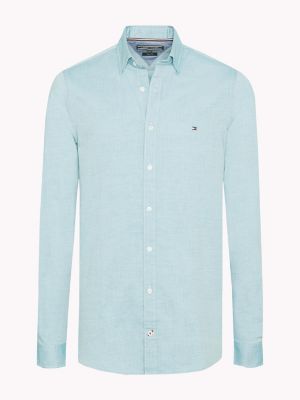 Chemise Theory Rammy 2XL Bordeaux – Coton Sergé Doux, Manches Longues, Style Snap
