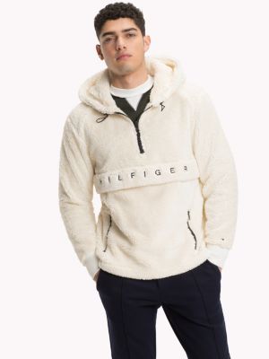 Tommy Hilfiger Bianco Cotton Men's Hoodie Sweatshirt main image 1