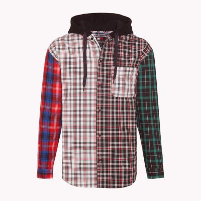 lewis hamilton check hoodie shirt