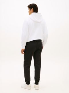 Logo Terry Cuffed Leg Joggers — Black 5
