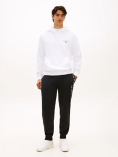 Logo Terry Cuffed Leg Joggers — Black 1