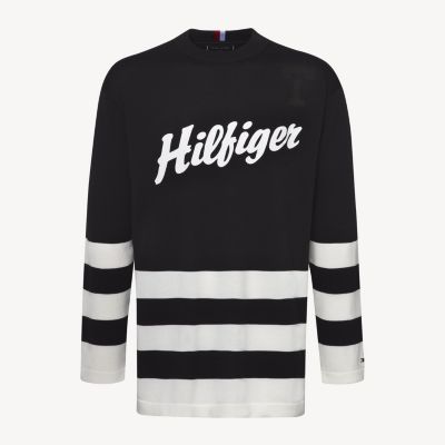 tommy hilfiger hockey sweatshirt