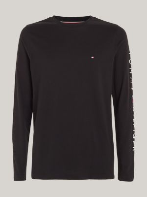 Tommy hilfiger logo store long sleeve tee