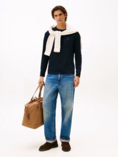 Slim Logo Long Sleeve T-Shirt — Blue 3