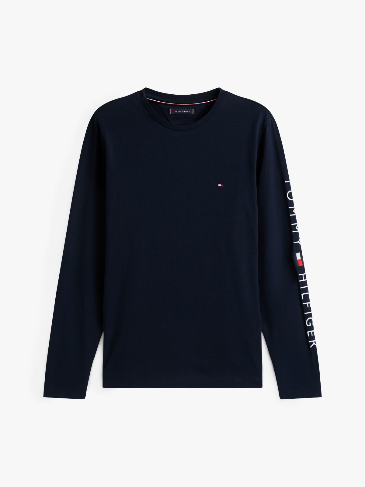 Slim Logo Long Sleeve T-Shirt — Blue
