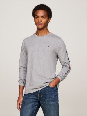 Gray t shirt sleeve hotsell