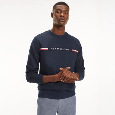 tommy hilfiger taped sweatshirt