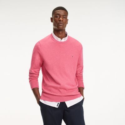 pink tommy hilfiger jumper