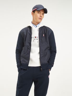 tommy hilfiger front panel hooded zip through